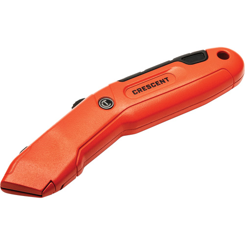 Couteau de s&eacute;curit&eacute; autor&eacute;tractable, 1", Acier, Prise en Aluminium Waymarc Industries Inc