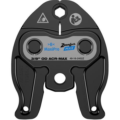 3/8" ZoomLock&reg; MAX Press Jaw for M12 FORCE LOGIC Press Tools Waymarc Industries Inc