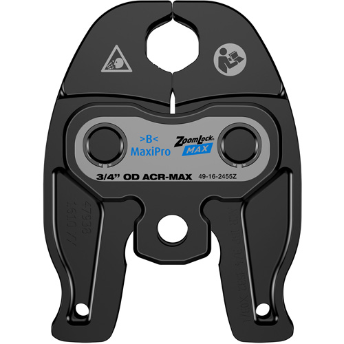 3/4" ZoomLock&reg; MAX Press Jaw for M12 FORCE LOGIC Press Tools Waymarc Industries Inc