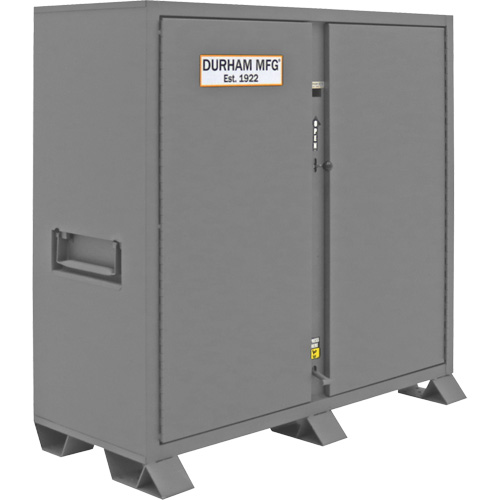 Jobsite Storage Cabinet, Steel, 47.5 Cubic Feet, Grey Waymarc Industries Inc