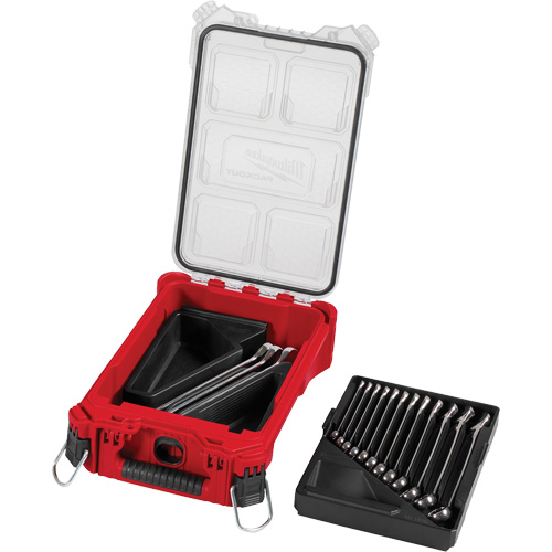 Jeu de cl&eacute;s avec organisateur compact PackOut, Combinaison, 15 morceaux, M&eacute;trique Waymarc Industries Inc
