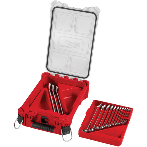 Jeu de cl&eacute;s SAE avec organisateur compact PackOut, Combinaison, 15 morceaux, Imp&eacute;rial Waymarc Industries Inc