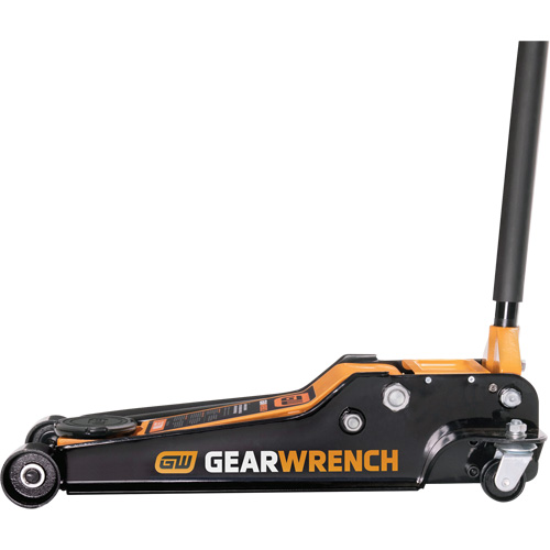 Low Profile Floor Jack, 3.5 Ton(s) Capacity, 3-3/4" Lowered, 21-3/4" Raised, Manual Hydraulic Waymarc Industries Inc