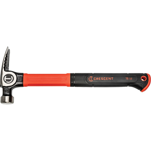 Marteau d'usage g&eacute;n&eacute;ral, 16 oz, Prise en Fibre de verre/Coussin&eacute;e, 14" lo Waymarc Industries Inc