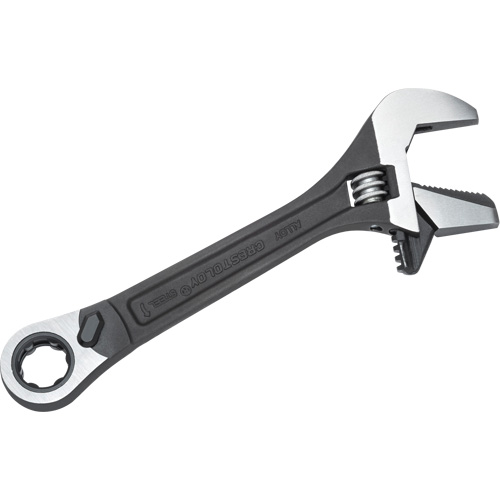 11-Piece Pass-Thru X6 Adjustable Wrench & Spline Socket Set, 13" L, 2-27/50" Max Width, Black Phosphate Waymarc Industries Inc