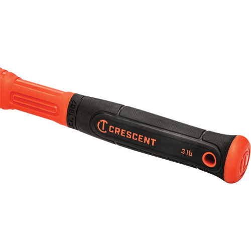 Drilling Hammer, 3 lbs., Fibreglass Handle, 4" L Waymarc Industries Inc