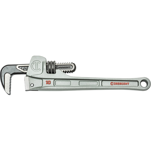 Cl&eacute; pour tuyau &agrave; m&acirc;choires &eacute;troite, Cap des m&acirc;choires 1-9/10", Longueur 10", Fini Rev&ecirc;tement en poudre, Prise Aucune Waymarc Industries Inc