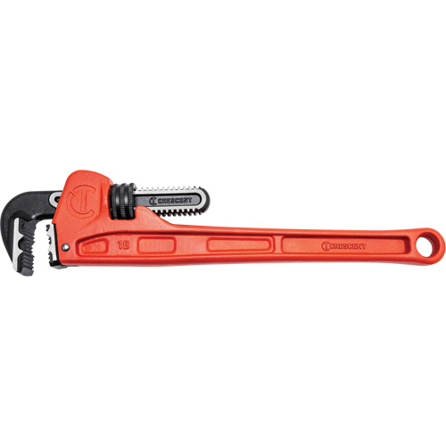 Cl&eacute; &agrave; tuyau &agrave; m&acirc;choires K9, Cap des m&acirc;choires 2-7/8", Longueur 18", Fini Rev&ecirc;tement en poudre, Prise Ergonomique Waymarc Industries Inc