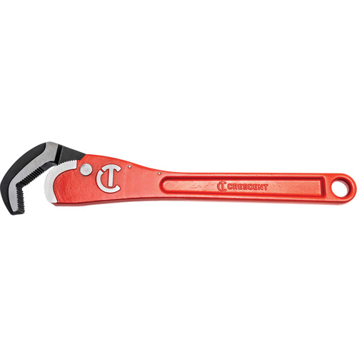 Self-Adjusting Steel Pipe Wrench, 2-1/2" Jaw Capacity, 16" Long, Powder Coated Finish, Non-Ergonomic Handle Waymarc Industries Inc