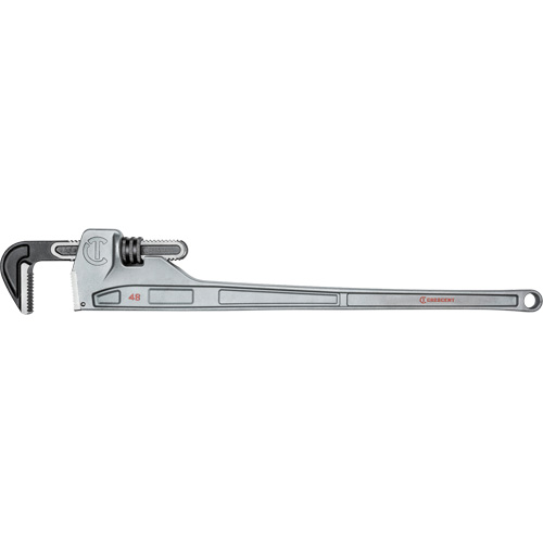 Pipe Wrench, 6" Jaw Capacity, 48" Long, Powder Coated Finish, Non-Ergonomic Handle Waymarc Industries Inc