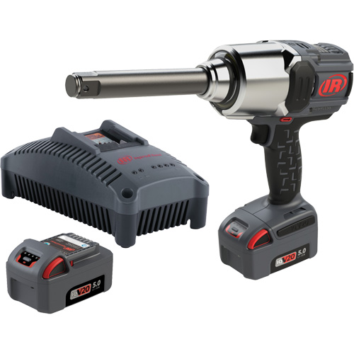 Ensemble de cl&eacute; &agrave; chocs sans fil avec traverse pour anneau de friction, 20 V, Mandrin 1" Waymarc Industries Inc