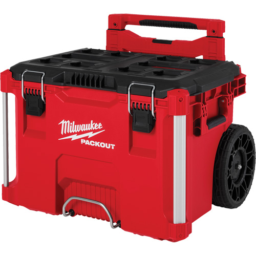 Boîte &agrave; outils sur roues PACKOUT, 18" x 22" x 19-1/2", Noir/Rouge Waymarc Industries Inc