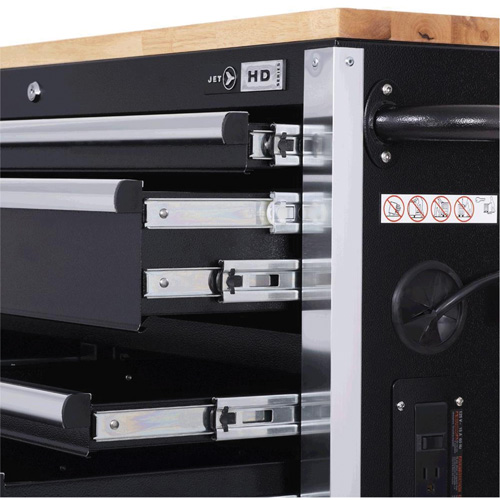 HDRC5212 Armoire mobile de s&eacute;rie HD, 12 tiroirs, 51-1/4" la x 21" p x 40-3/10" h, Noir Waymarc Industries Inc