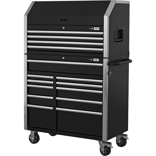 HDCC-4115 HD Series Toolbox Combo, 21-1/2" D x 44-1/5" W x 63-3/10" H, Black Waymarc Industries Inc