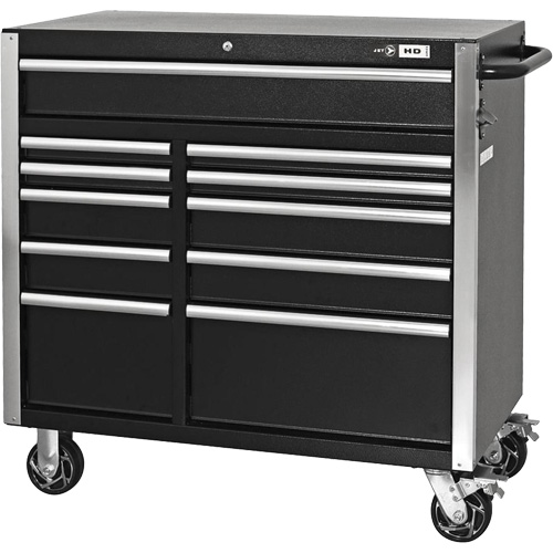 HDCC-4115 HD Series Toolbox Combo, 21-1/2" D x 44-1/5" W x 63-3/10" H, Black Waymarc Industries Inc