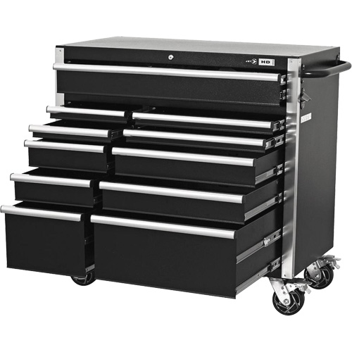 HDCC-4115 HD Series Toolbox Combo, 21-1/2" D x 44-1/5" W x 63-3/10" H, Black Waymarc Industries Inc