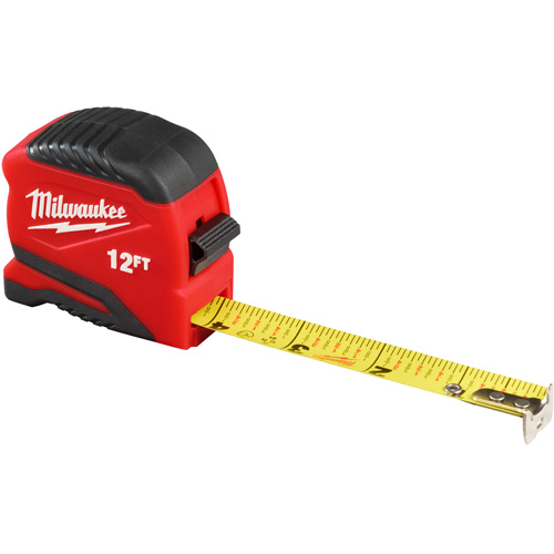 Compact Tape Measure, 13/16" x 12' Waymarc Industries Inc