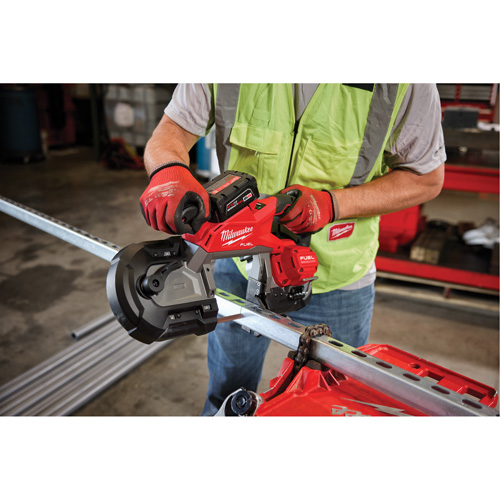 Scie &agrave; ruban &agrave; coupe profonde M18 Fuel, 18 V, 5" Capacit&eacute; Waymarc Industries Inc