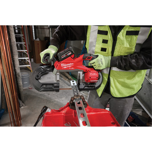 Scie &agrave; ruban &agrave; coupe profonde M18 Fuel, 18 V, 5" Capacit&eacute; Waymarc Industries Inc