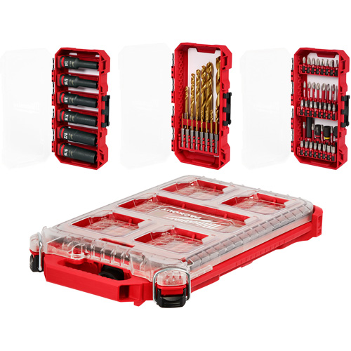 Ensemble de perceuse &agrave; chocs, tournevis Shockwave & attache Packout Waymarc Industries Inc
