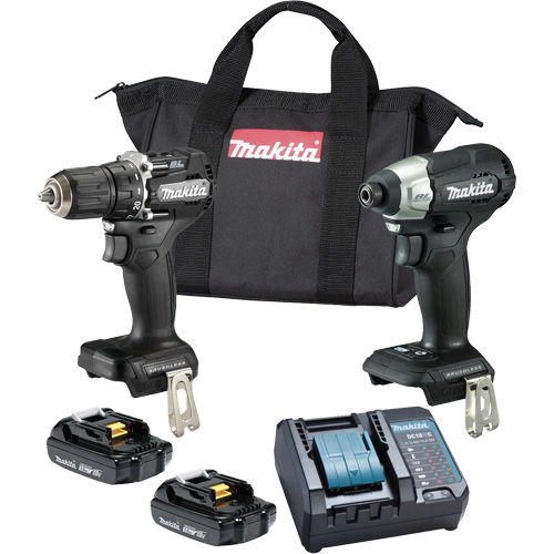 LXT Brushless Sub-Compact 2-Tool Combo Kit, Lithium-Ion, 18 V Waymarc Industries Inc
