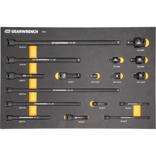 Jeu d'outils de m&eacute;canicien dans des plateaux modulaires en mousse avec conteneur de rangement, 247 morceaux Waymarc Industries Inc