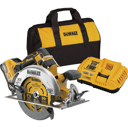Trousse de scie circulaire sans balai sans fil MAX* XR avec XR POWERPACK, 7-1/4", 20 V Waymarc Industries Inc