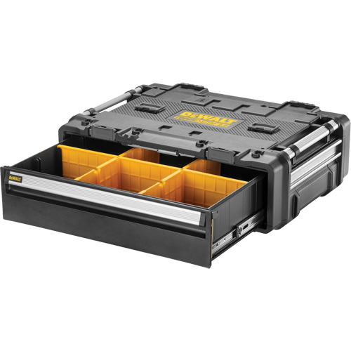 Tiroir 2.0 DXL TOUGHSYSTEM, 30" x 21-13/20" x 9-17/20", Noir/Jaune Waymarc Industries Inc