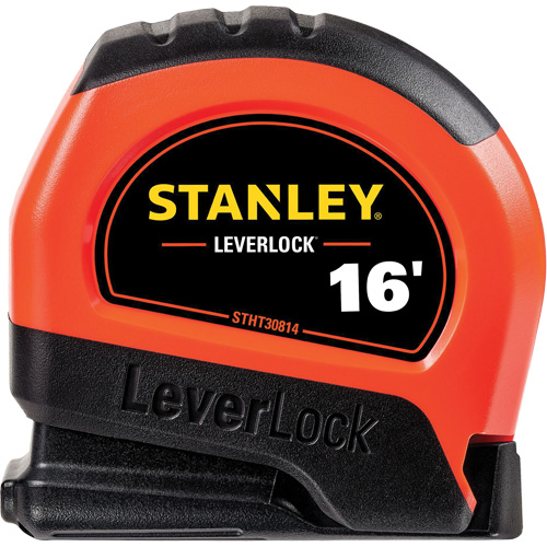 Ruban &agrave; mesurer haute visibilit&eacute; LEVERLOCK, 16', Marques de goujon Imp&eacute;rial Waymarc Industries Inc