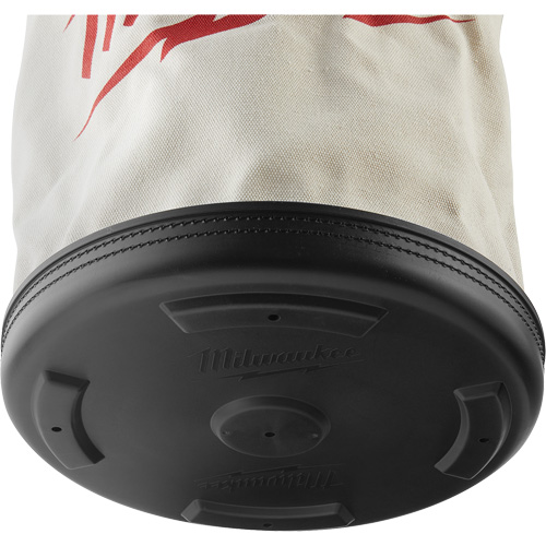 Utility Bucket Bag, 11-81/100" L x 11-81/100" W x 14-57/100" H, Polyester, White Waymarc Industries Inc