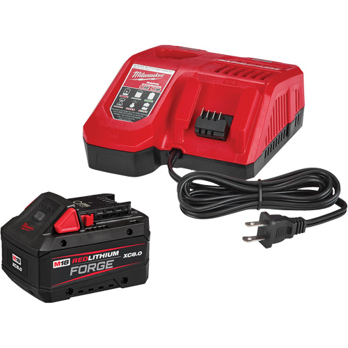 Ensemble de batterie de d&eacute;marrage M18 Redlithium Forge XC8.0, 18 V, Lithium-ion Waymarc Industries Inc