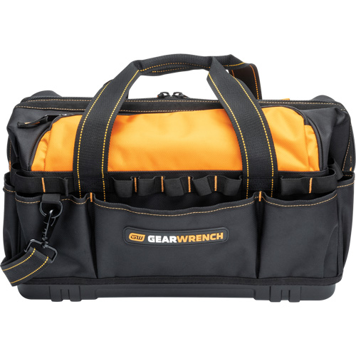 Sac &agrave; outils de 20" pour les professionnels, Nylon, 33 pochettes, Noir/Orange Waymarc Industries Inc