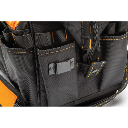 Sac &agrave; outils de 20" pour les professionnels, Nylon, 33 pochettes, Noir/Orange Waymarc Industries Inc