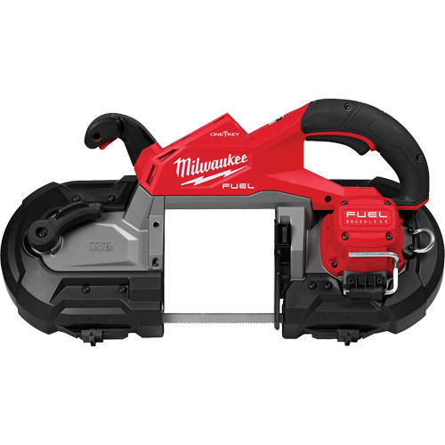 Scie &agrave; ruban &agrave; deux g&acirc;chettes pour coupes profondes M18 FUEL avec ONE-KEY, 18 V, 5" Capacit&eacute; Waymarc Industries Inc