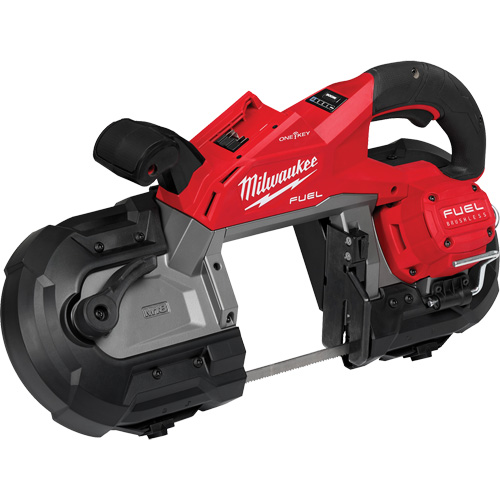 Scie &agrave; ruban &agrave; deux g&acirc;chettes pour coupes profondes M18 FUEL avec ONE-KEY, 18 V, 5" Capacit&eacute; Waymarc Industries Inc
