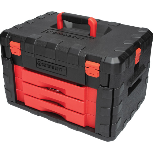 1/4", 3/8" & 1/2" Mechanics Hand Tool Set with 3-Drawer Storage Case Waymarc Industries Inc