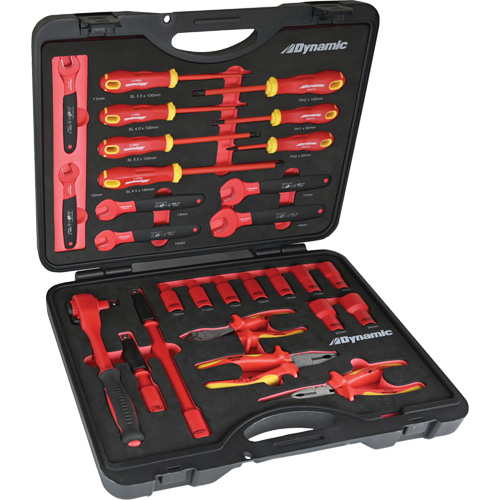 Insulated Tool Set, 1000 V, 28 Pcs Waymarc Industries Inc