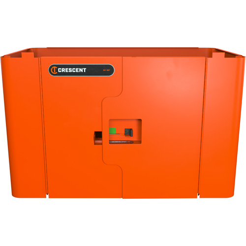 RAILWORKS Double Door Steel Security Panel Lockable Storage Waymarc Industries Inc