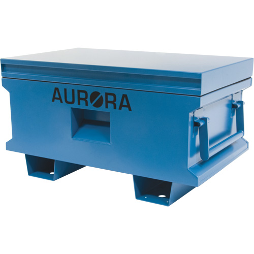 Jobsite Tool Box, 33" x 20-3/10" x 18-3/10", Steel, Blue Waymarc Industries Inc