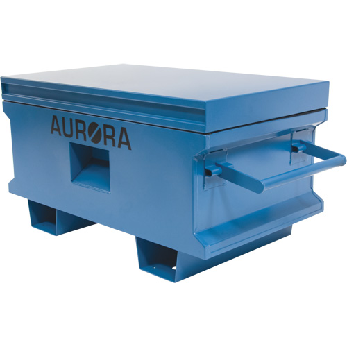 Jobsite Tool Box, 33" x 20-3/10" x 18-3/10", Steel, Blue Waymarc Industries Inc