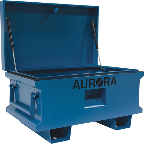 Jobsite Tool Box, 33" x 20-3/10" x 18-3/10", Steel, Blue Waymarc Industries Inc