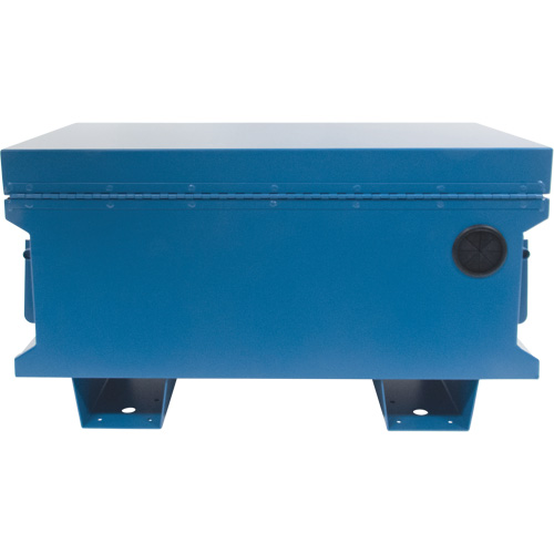Jobsite Tool Box, 33" x 20-3/10" x 18-3/10", Steel, Blue Waymarc Industries Inc