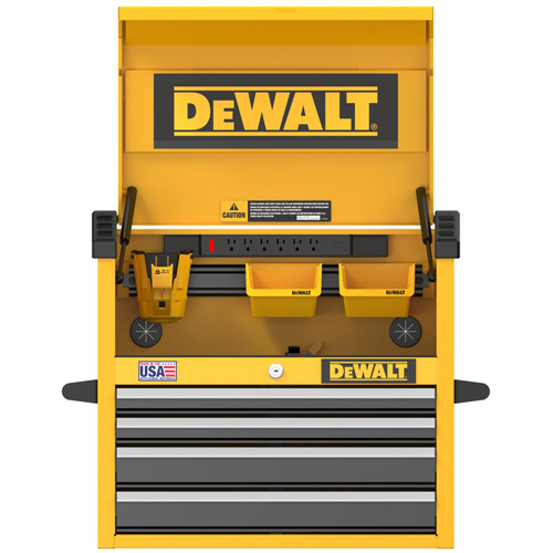 Coffre &agrave; outils robuste, 26" la, 4 tiroirs, Jaune Waymarc Industries Inc