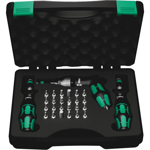Jeu de tournevis dynamom&eacute;triques 7440/41/42, Gamme de couple 0.3 - 6.0 Nm, 6" Longueur Waymarc Industries Inc