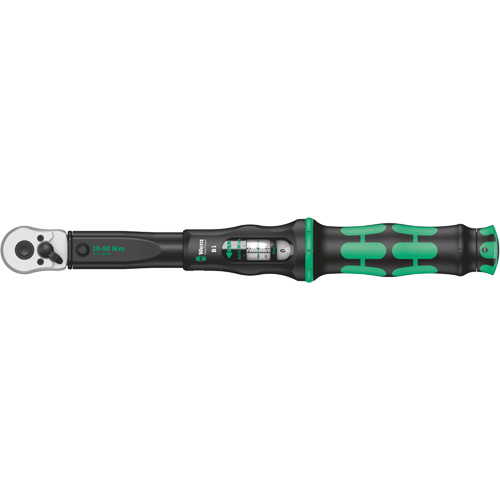 Click-Torque B Torque Wrench with Reversible Ratchet, Click, 3/8" Square Drive, 10 - 50 Nm Waymarc Industries Inc