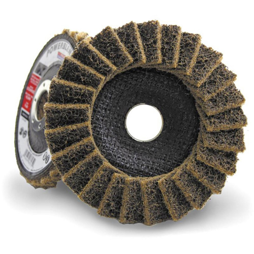 POWERBLEND SCD Surface Conditioning Flap Disc, 4-1/2" x 7/8", Type 29, Coarse Grit Waymarc Industries Inc