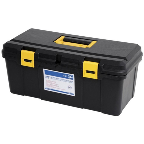 Coffre &agrave; outils portatif en plastique JPTB-22, 22" la x 10-1/4" p x 9-1/2" h, Noir Waymarc Industries Inc