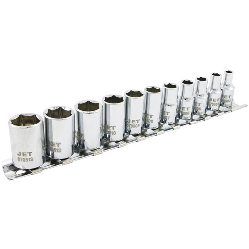 Jeu de douilles m&eacute;triques &agrave; 6 pans SS1411M-6, 11 Mcx, Prise de 1/4" Waymarc Industries Inc