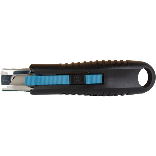 Couteau de s&eacute;curit&eacute; r&eacute;tractable standard, Acier inoxydable, Prise en Caoutchouc Waymarc Industries Inc