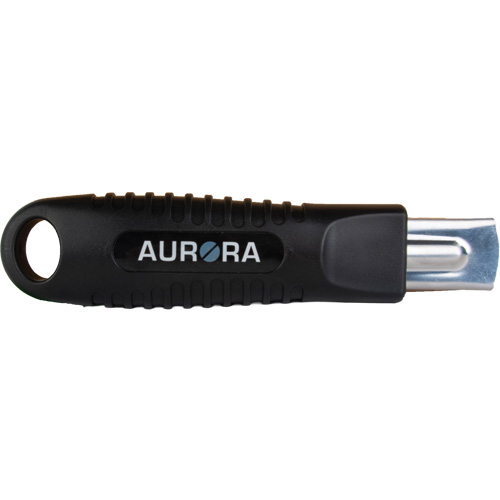 Couteau de s&eacute;curit&eacute; r&eacute;tractable standard, Acier inoxydable, Prise en Caoutchouc Waymarc Industries Inc